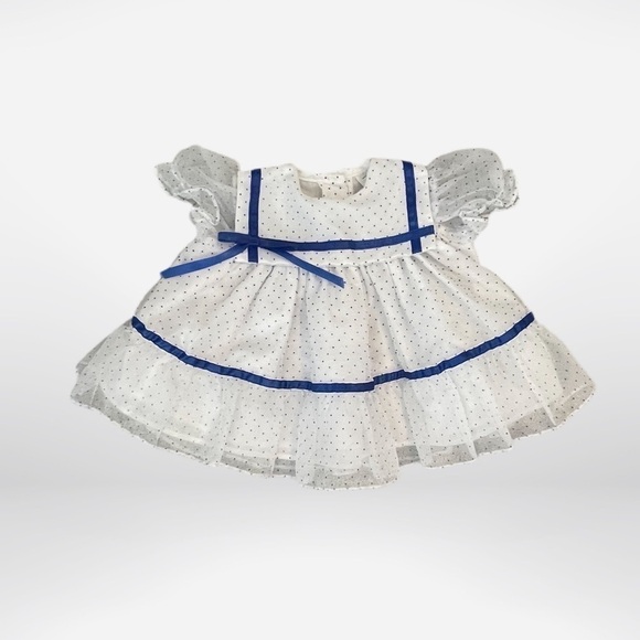 VINTAGE Shirley Temple Style dress dots - Picture 3 of 6